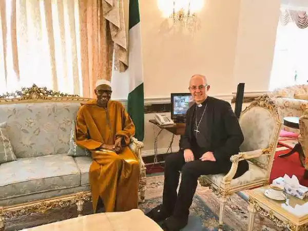 President Buhari Receives Archbishop of Canterbury In London [Photos]
